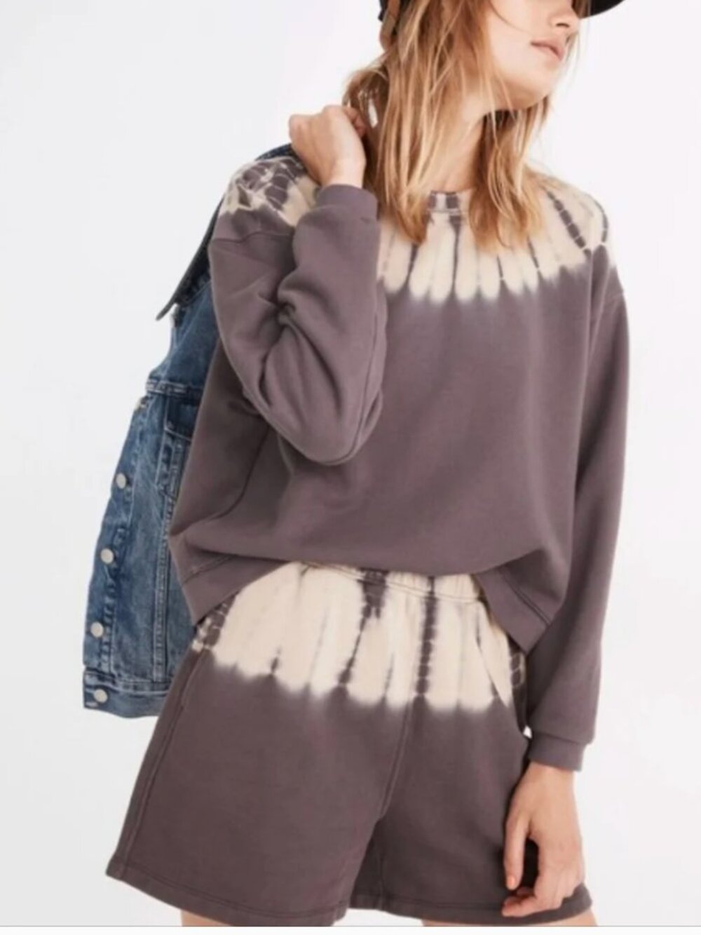 MADEWELL Tie Dye (Re)Sourced Cotton Swing Sweatshirt Women's - M